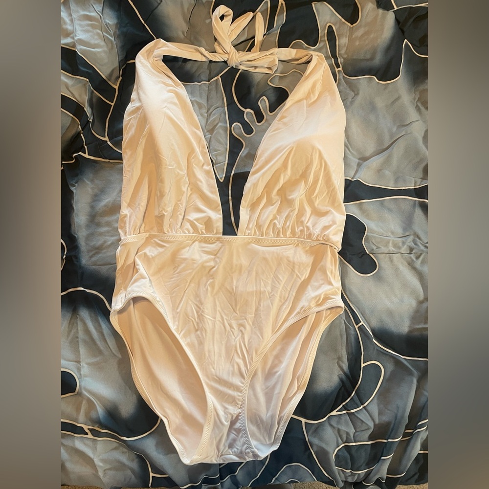 La Vie En Rose White One Piece Swimsuit